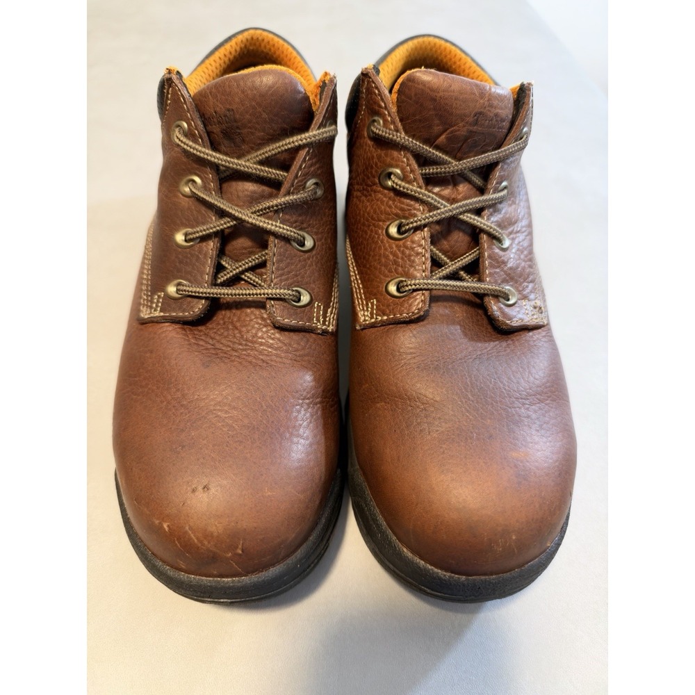Timberland Promen's Titan Oxford Work Shoes Brown Leather